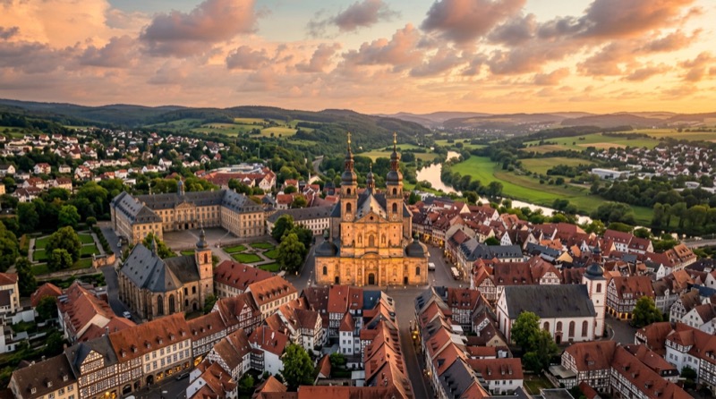 Stadtansicht von Freiburg