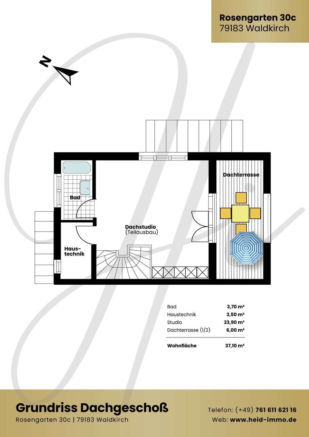 Grundriss 4: Reihenendhaus am Park und See