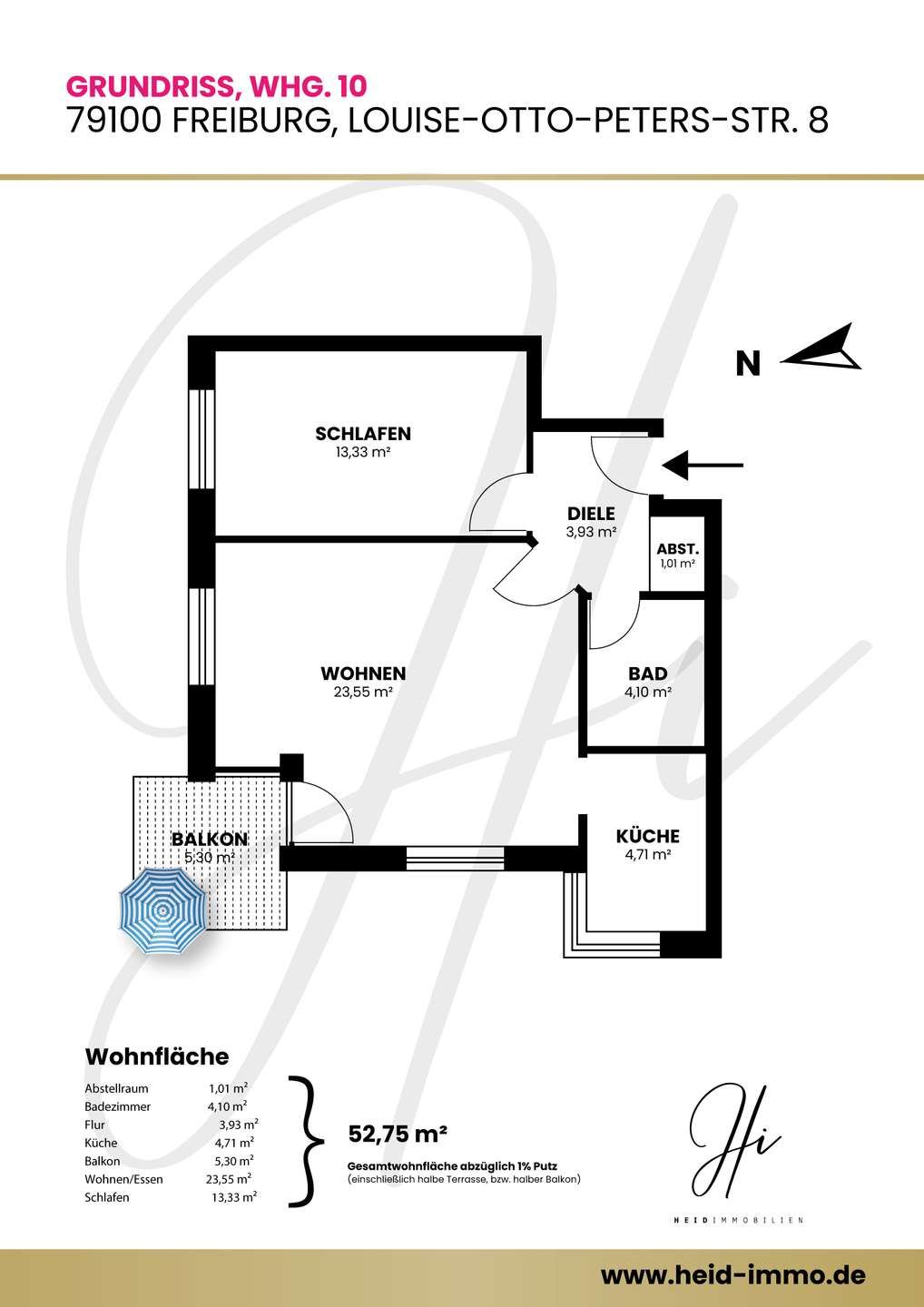 Grundriss 1: Perfekt gelegen & vermietet