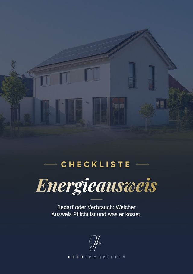 Checkliste: Energieausweis