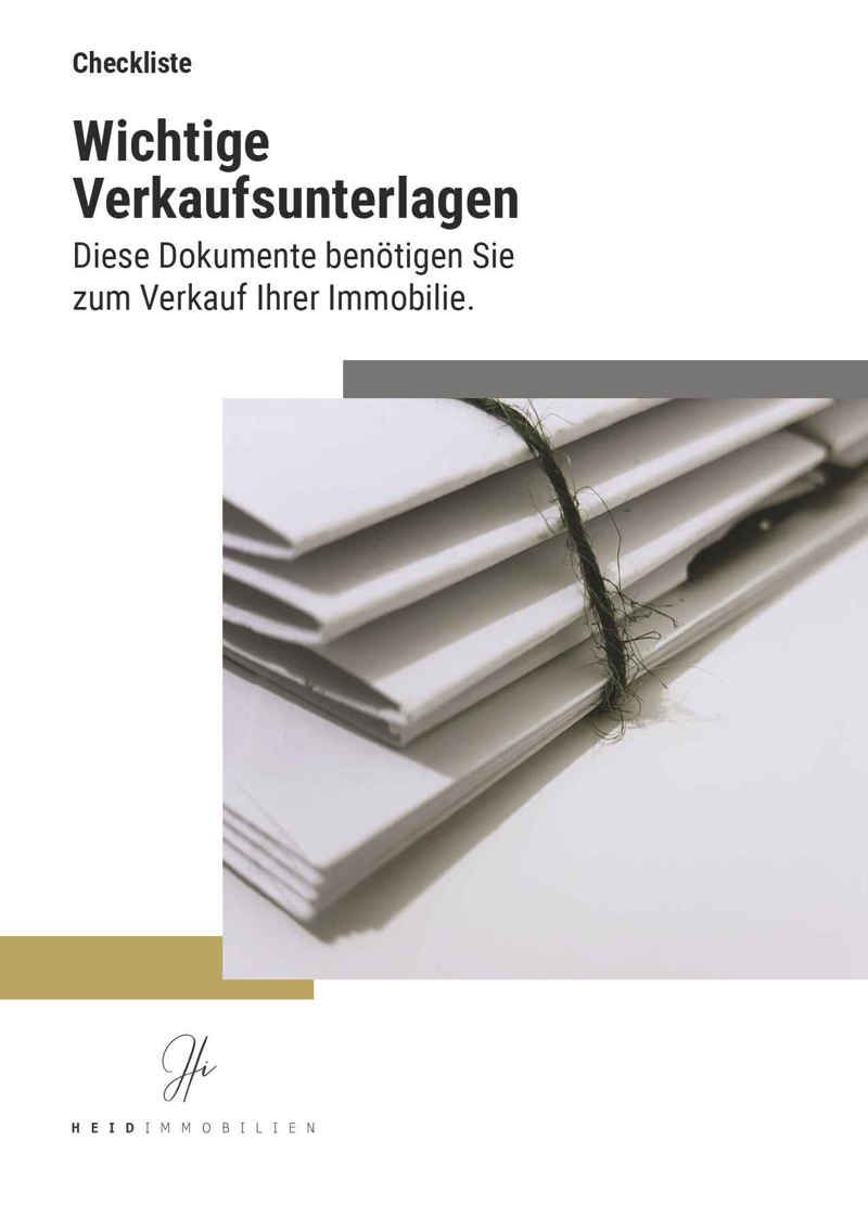 Unterlagen für den Immobilienverkauf